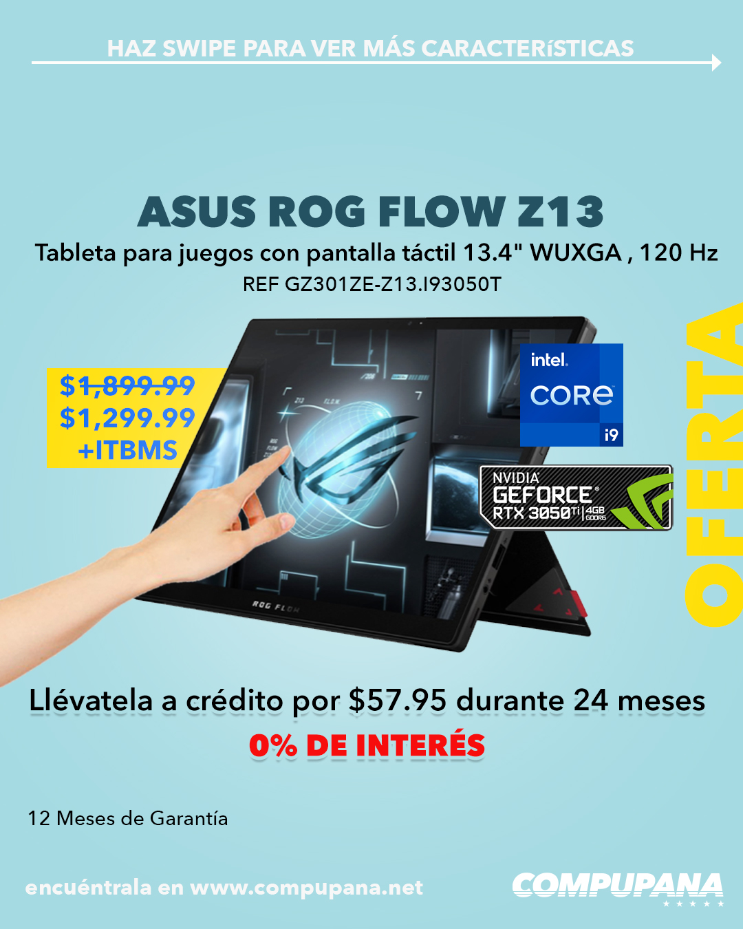 Compupana - 🎮🌟 Descubre el poder de la tableta ASUS ROG...