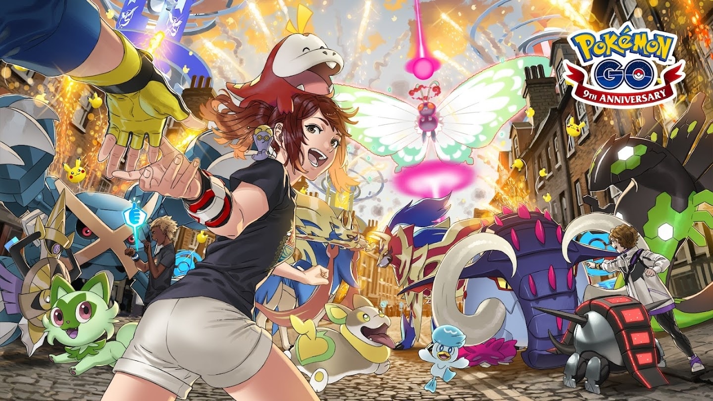 Pokémon GO 9th Anniversary Artwork