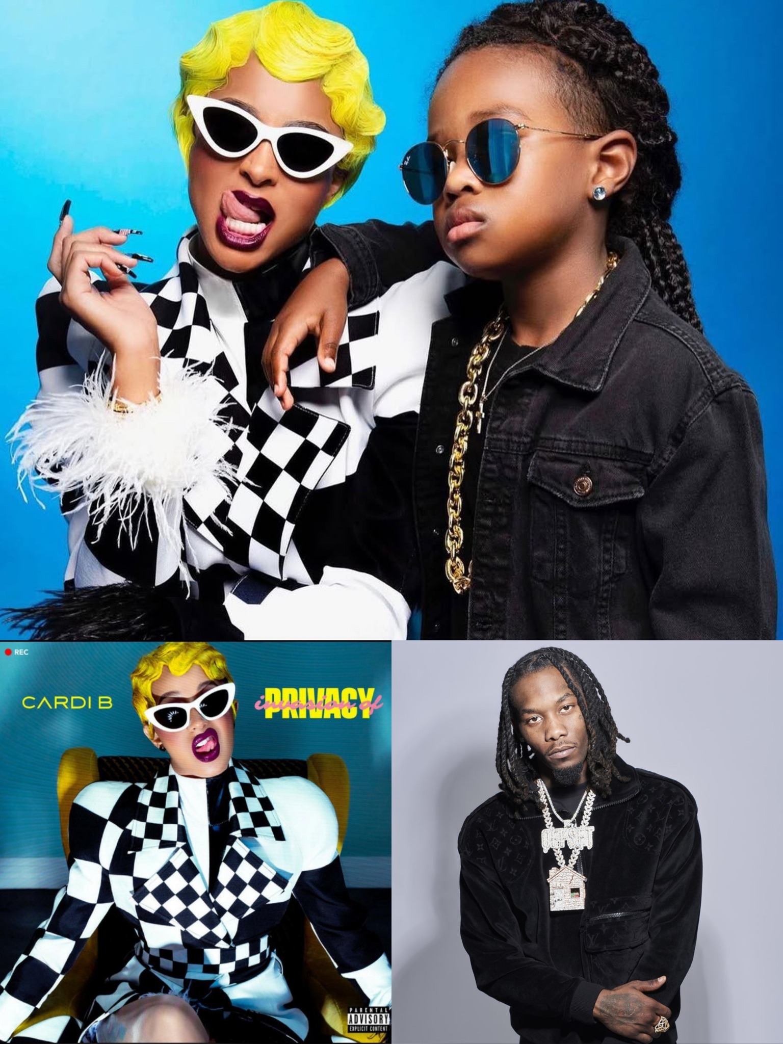 Celeb - Ciara and her son (Future Zahir) dressed up as Cardi B and her ...