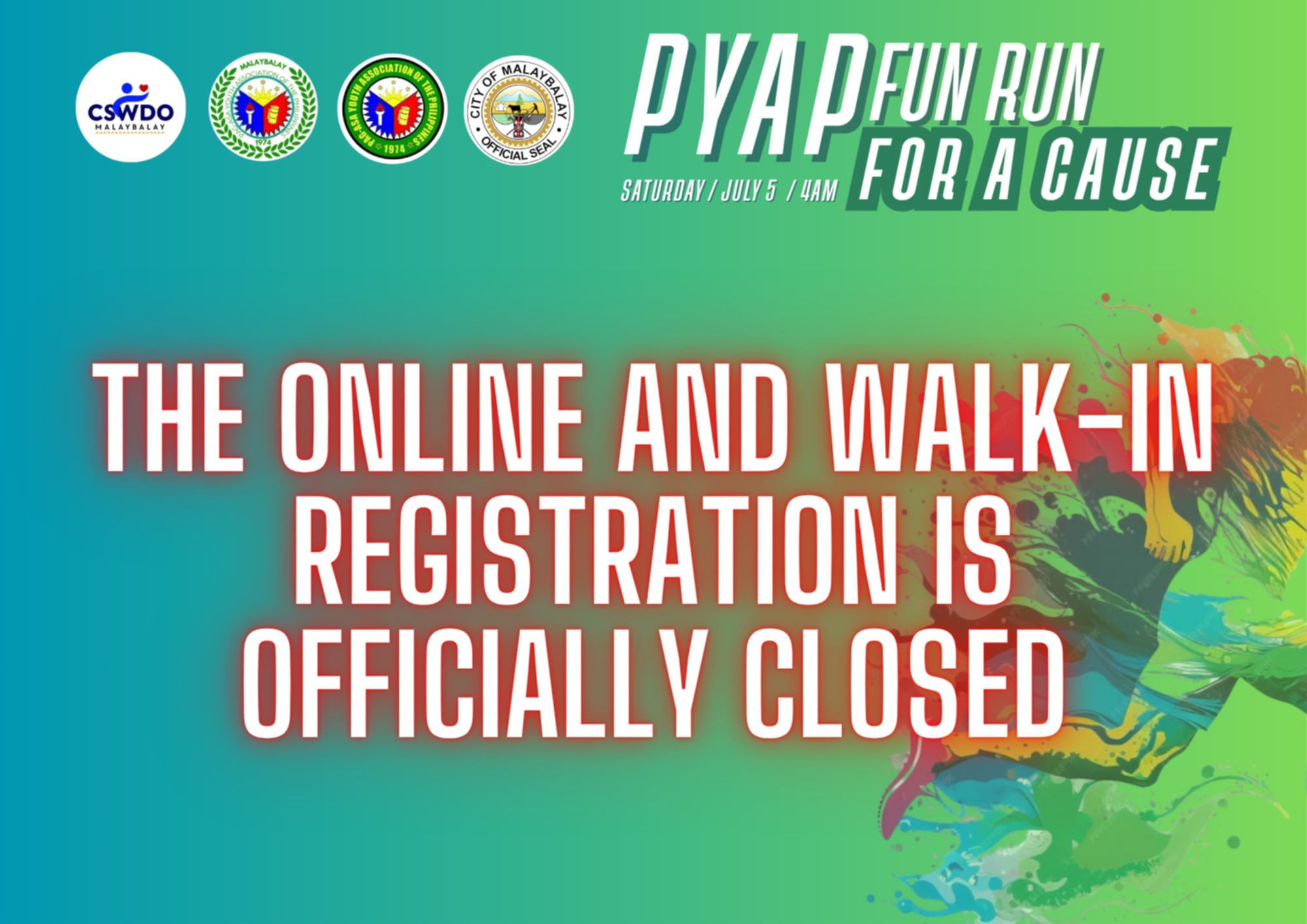 PYAP - 📣 REGISTRATION IS NOW CLOSED 🛑 Both online and walk-in ...