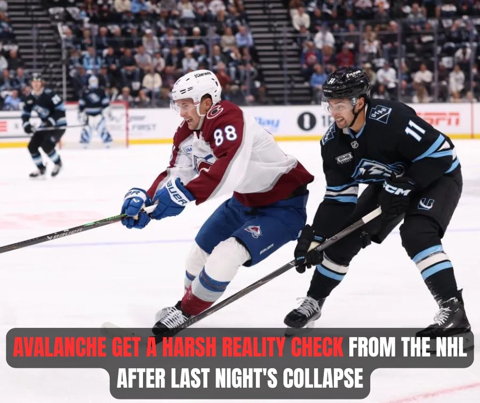 Avalanche - NHL delivers strong message to the Avs! 😮 Full story in the ...