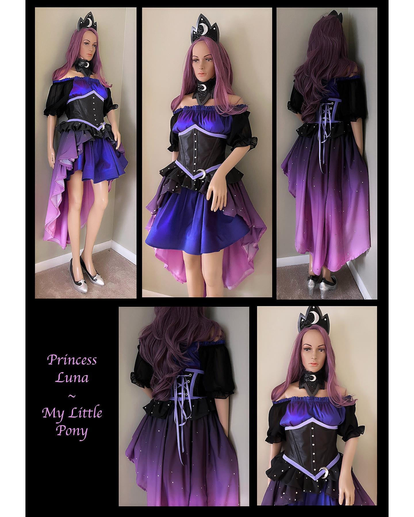 open lace back dress Amazon.com: My Little Pony E2561 Princess Luna Fashion Doll : Toys & Games
