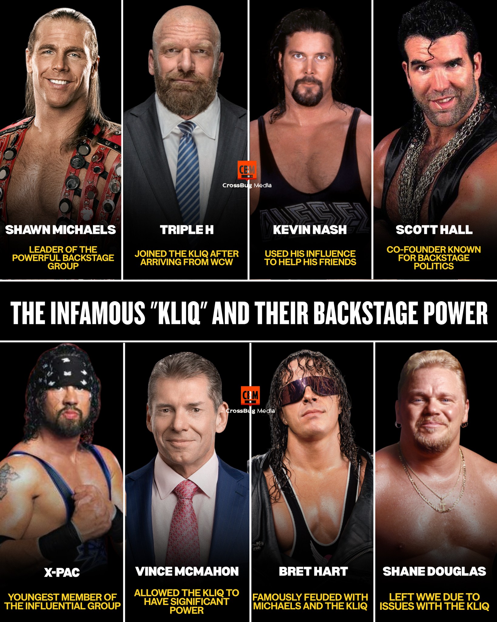 WWF's The Kliq wrestling group