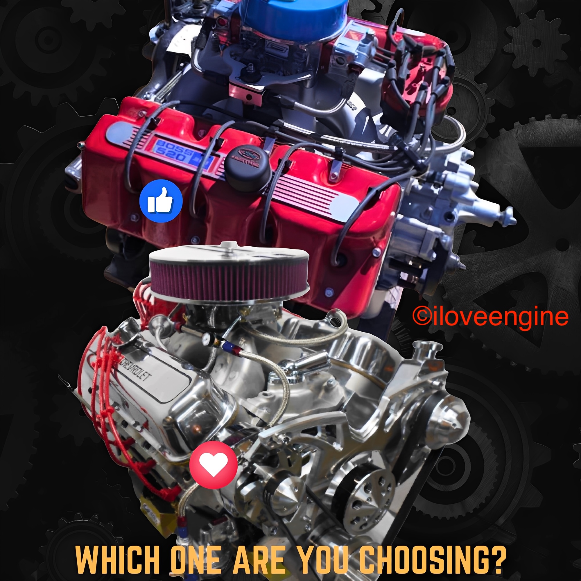 I Love - Ford Boss 520 vs Chevrolet 540 Big Block Big cubic inch, Big ...