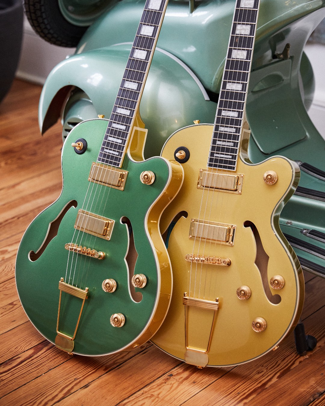 It's your LUCKY day! The Uptown Kat ES in Emerald Green Metallic