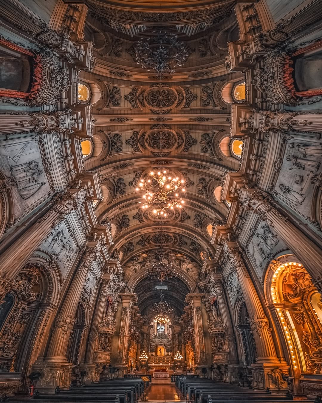 Historic church in Rio de Janeiro, Brazil