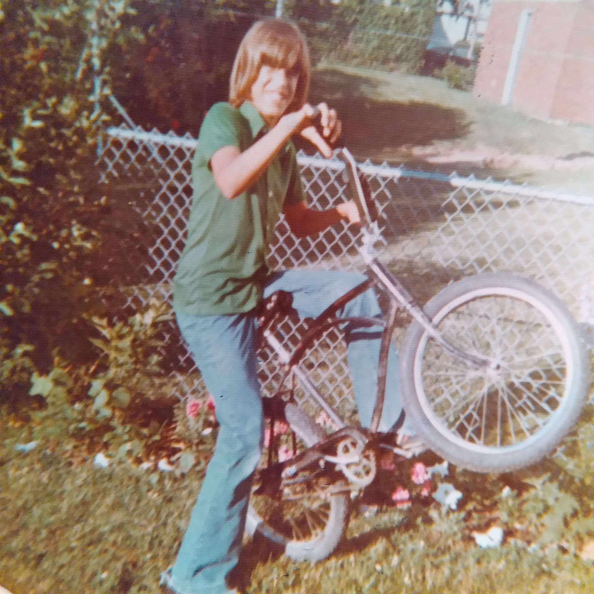 My first BMX  Team Murray with Lester mags and single bolt stem