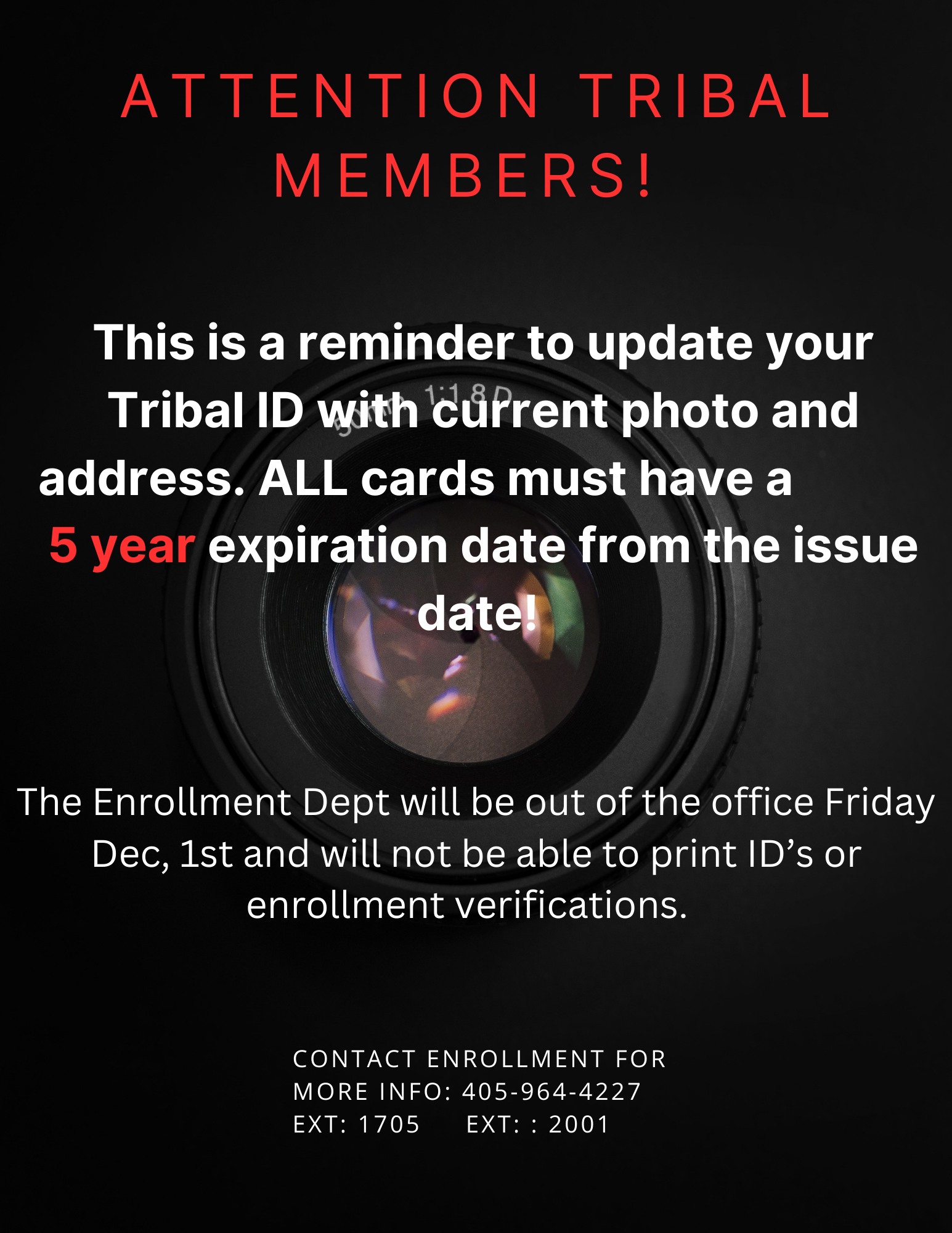 ‼️ ATTENTION ‼️ with the... - Kickapoo Tribe of Oklahoma