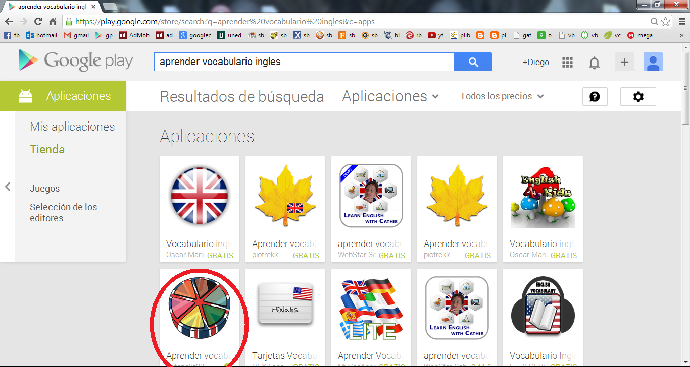 EnglishUp - Learn vocabulary