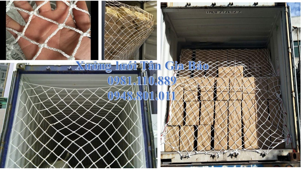 Lưới chắn cửa container và lưới bao hàng chống trộm