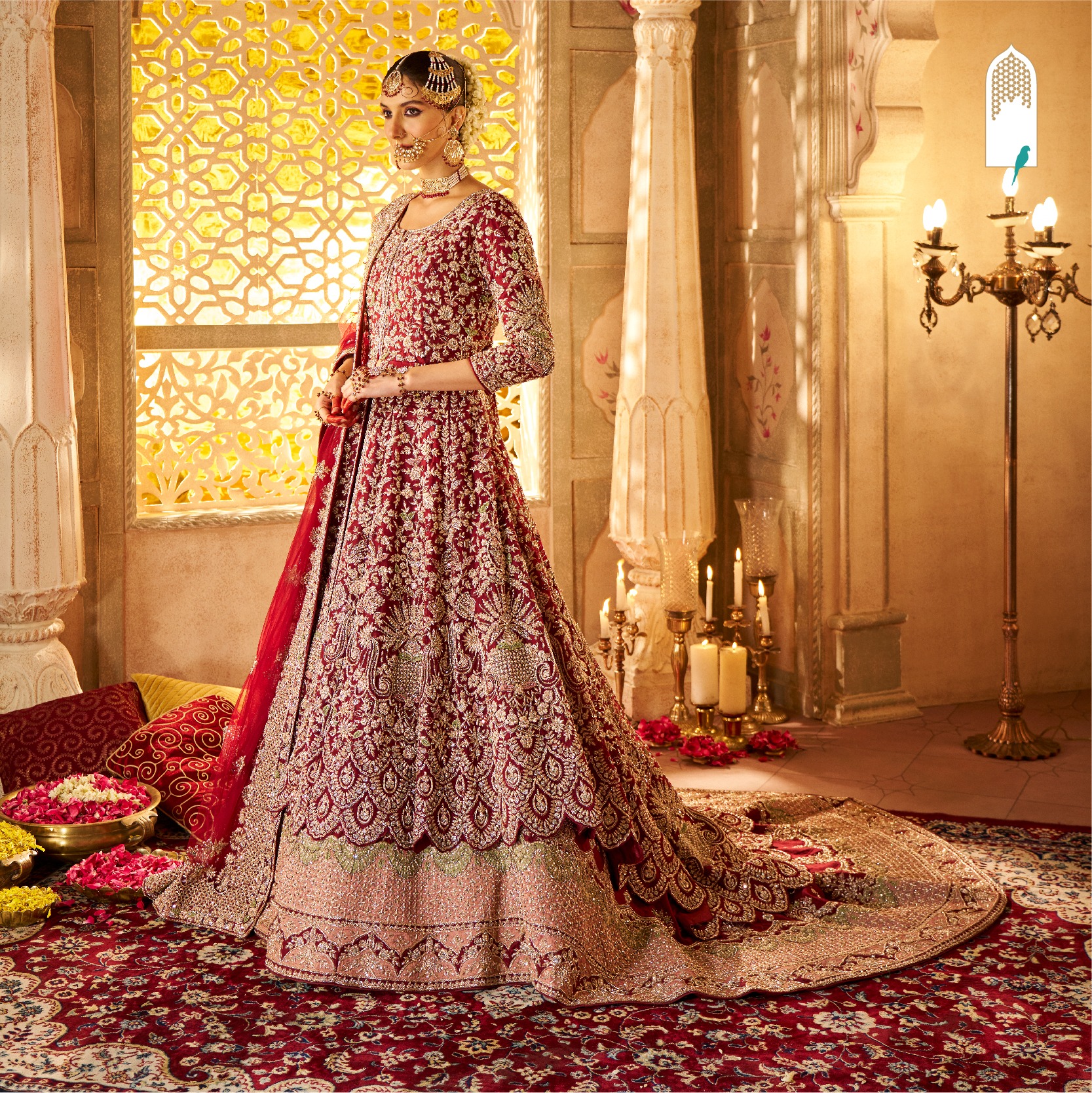 tail cut dresses in hyderabad Handcrafted with organza and silk fabric, our Maroon long koti lehenga & tail-cut dress is an ensemble detailed with heavy zardozi handwork with pearls and beat works. The outfit also carries elegant Avielle Premium Satin Strapless size:Large pakistani tail cut gown 90days