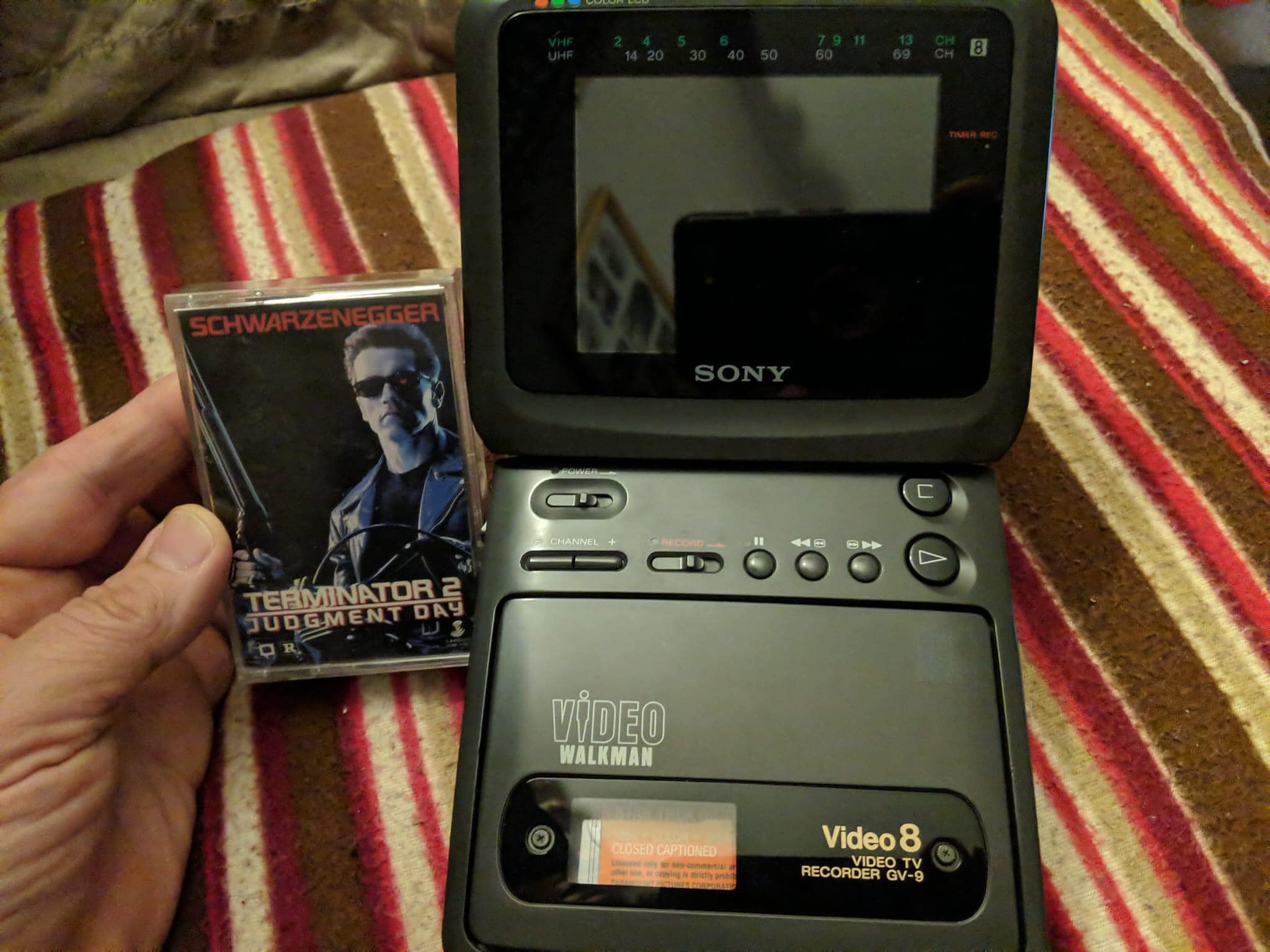 WHAT is that?! I know what a cassette tape is but this has a screen.