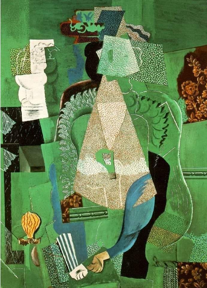 Pablo Picasso. Portrait de jeune fille (Portrait of a Girl) 1914