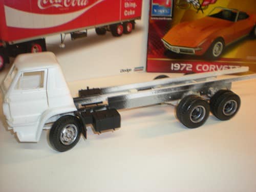 Lindberg Dodge L700 Coca Cola trailer kit used for Tommy Ivo