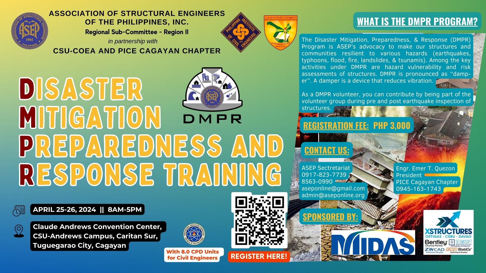 REGISTRATION IS STILL OPEN! 𝐰𝐢𝐭𝐡 𝟴.𝟎 𝐂𝐏𝐃 𝐔𝐧𝐢𝐭𝐬 𝐟𝐨𝐫 𝐂𝐢𝐯𝐢𝐥 𝐄𝐧𝐠𝐢𝐧𝐞𝐞𝐫𝐬 A 2 ...