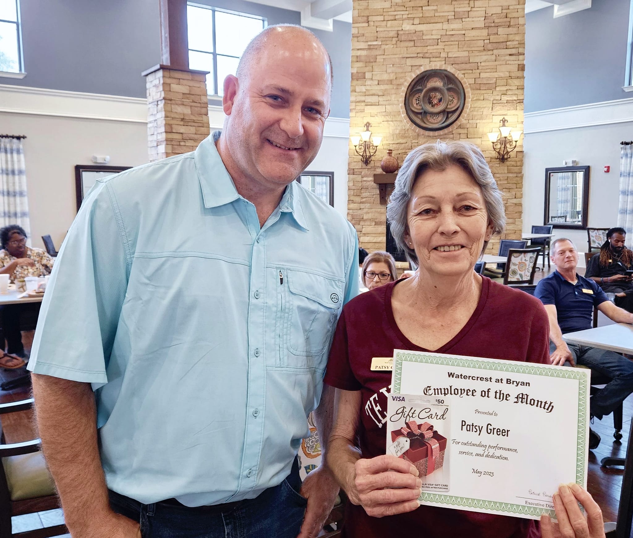 Congratulations to our May employee... - Watercrest at Bryan