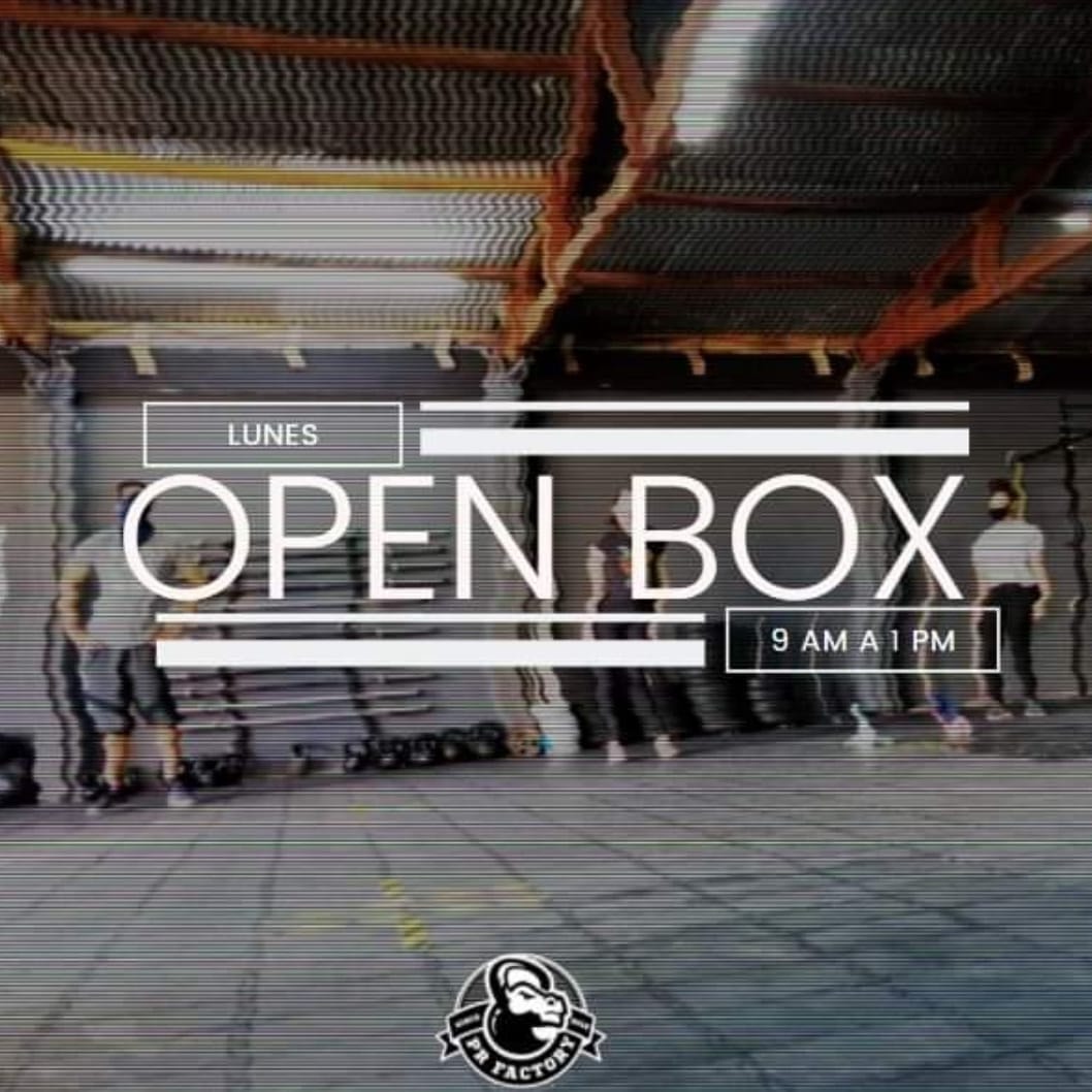 PR Factory - 💪 LUNES 2 DE NOVIEMBRE 🏋️ OPEN BOX 👊 ⏰ 9:00... | Facebook