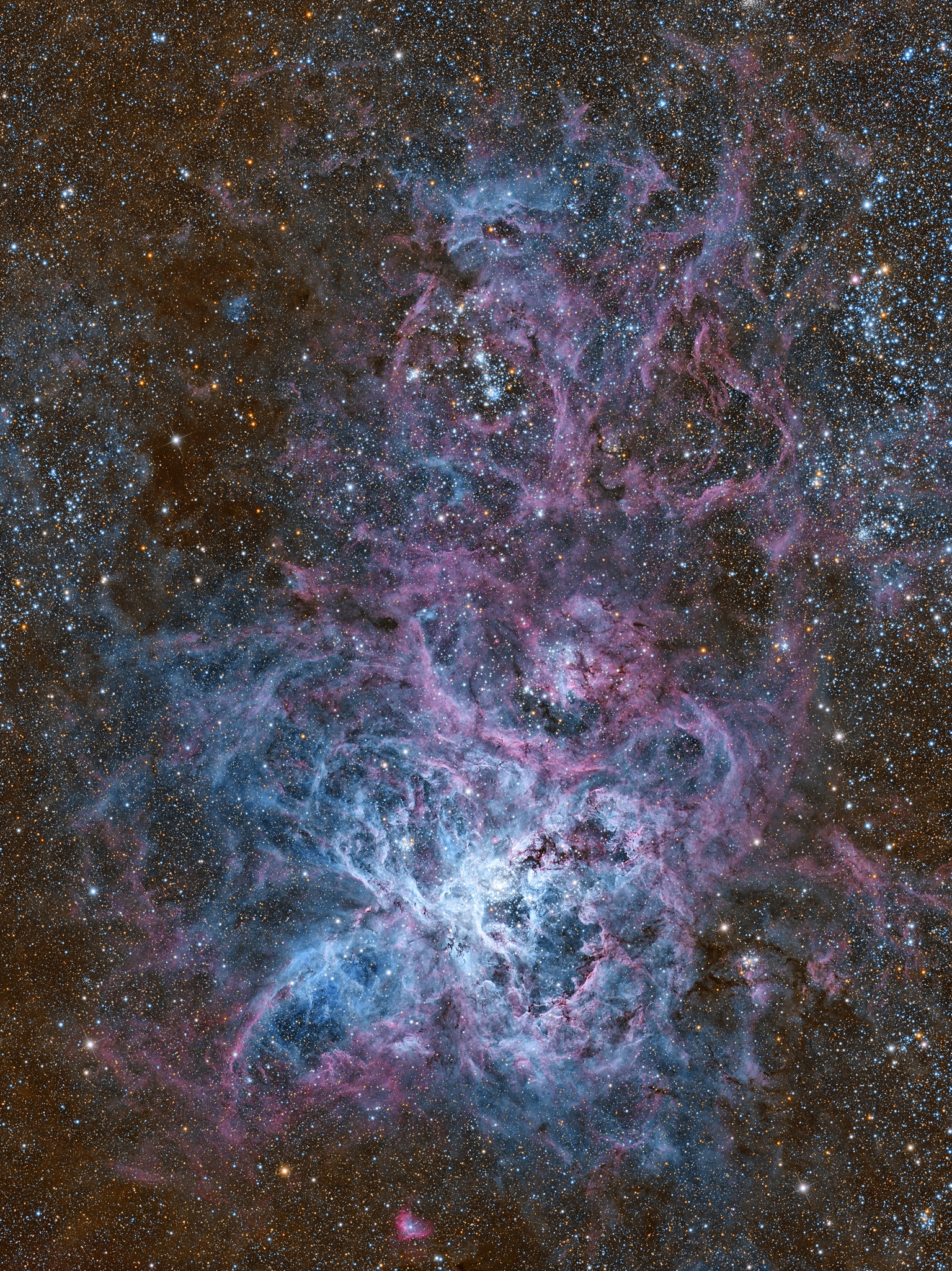 Matt - The Tarantula Nebula is approximately 161,000 light-years away ...