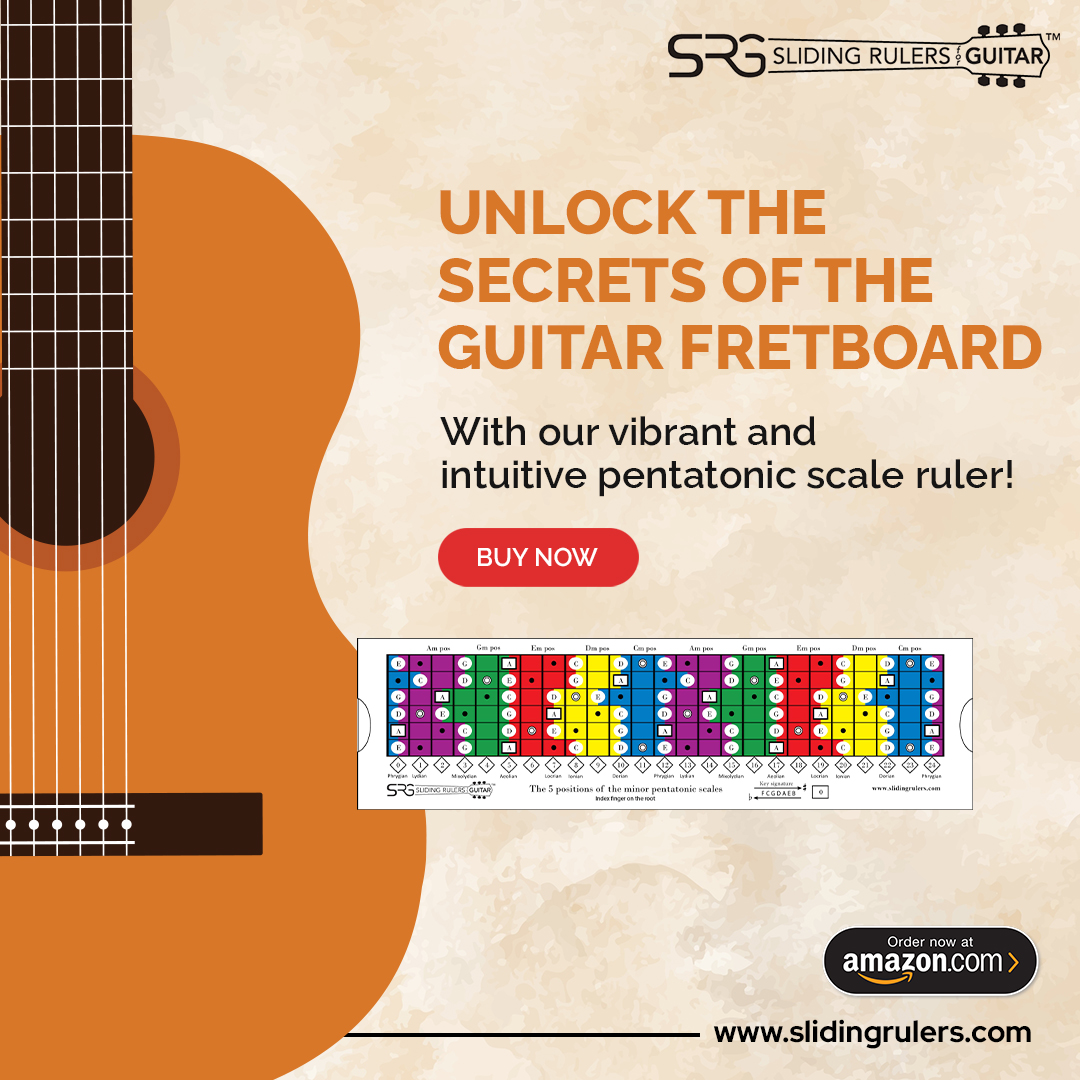 Unlock the fretboard’s... - Sliding Rulers for Guitar | Facebook