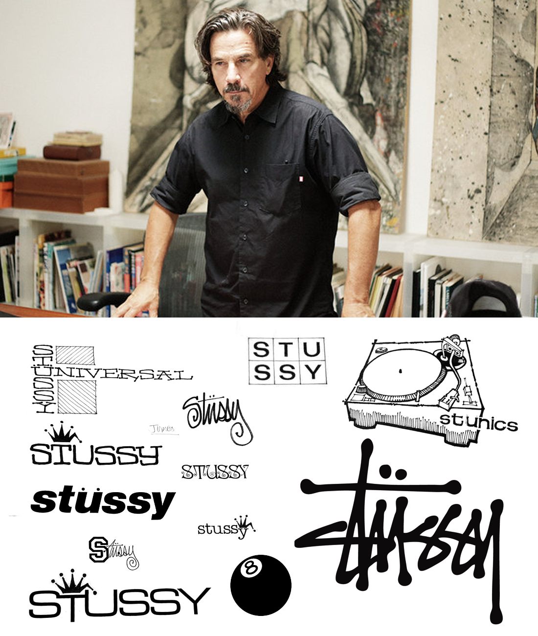 Shawn Stussy, a Californian surfer born in 1954, founded Stüssy in