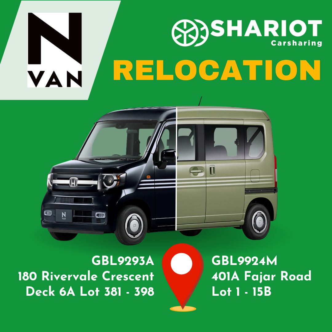 Our Honda N-Van had relocated to new... - Shariot Car Sharing