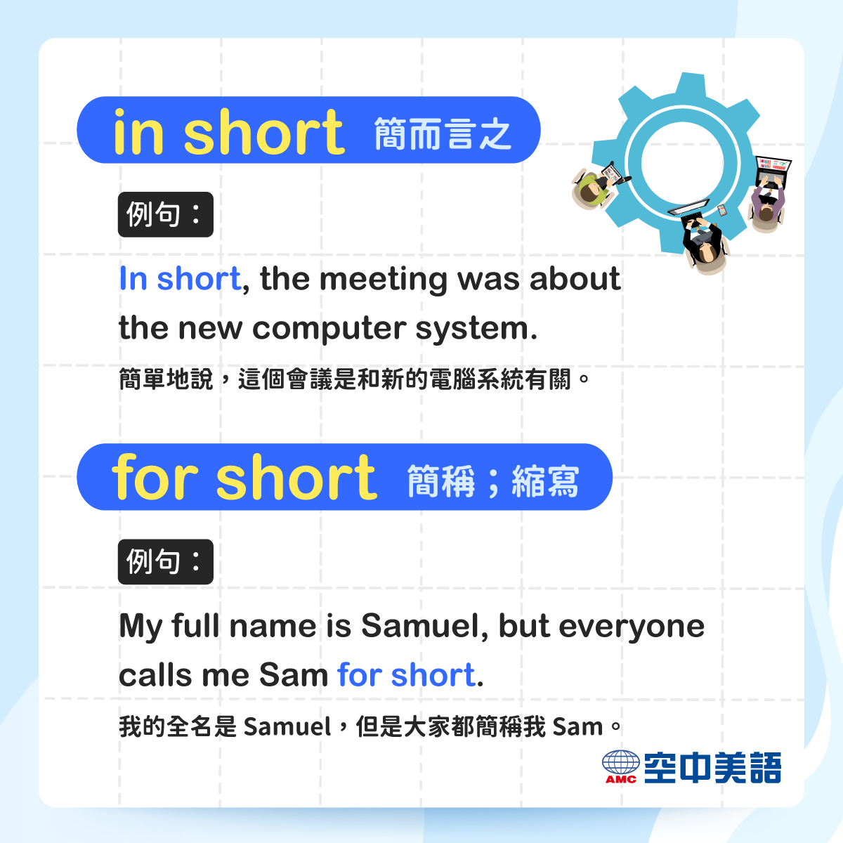 English 4U 空中美語 - 單字「short」除了用來描述長度「短📏」或身高「矮」，也可以用來表達「縮減；簡化... | Facebook