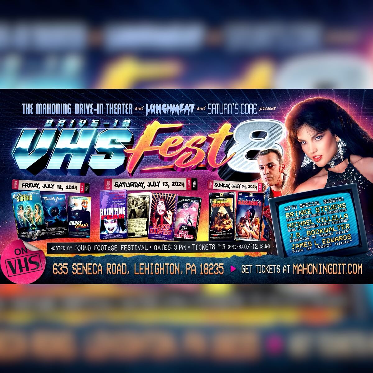 📼VHS-Fest 2 IS HERE!!📼 🔥TODAY & SATURDAY (July 6 and 7), Drive