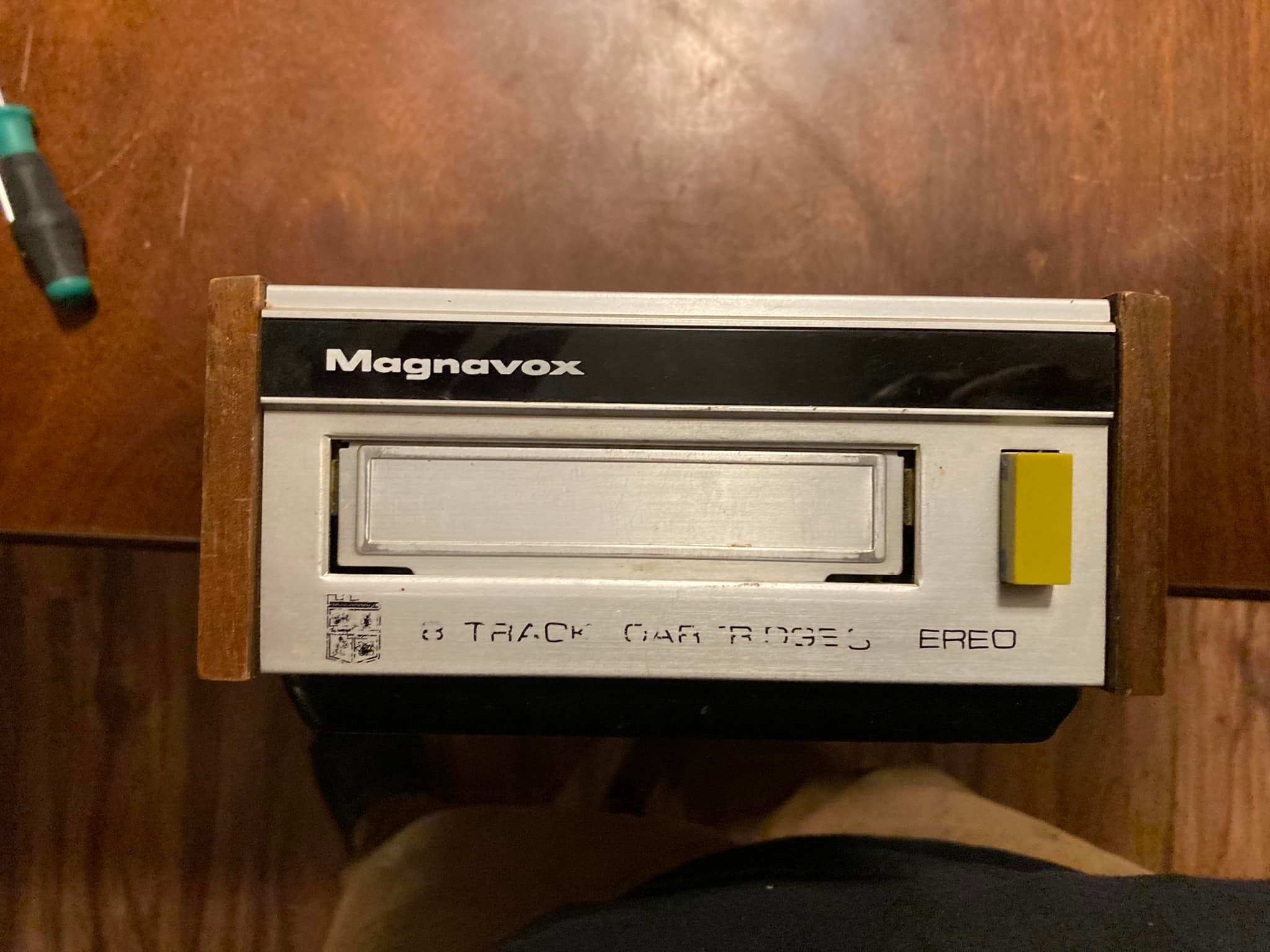 Magnavox 1K8869 8-track player found for Astro-Sonic console