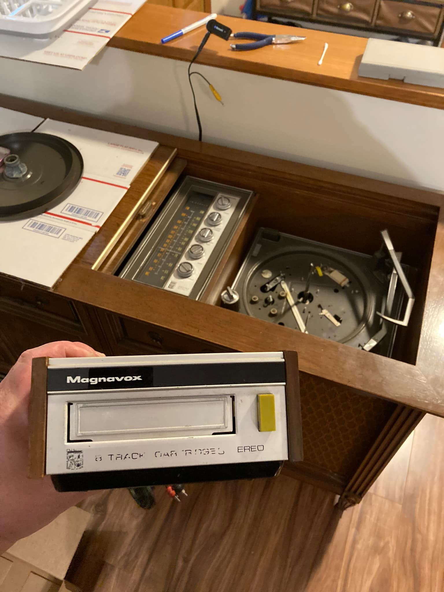 Magnavox 1K8869 8-track player found for Astro-Sonic console