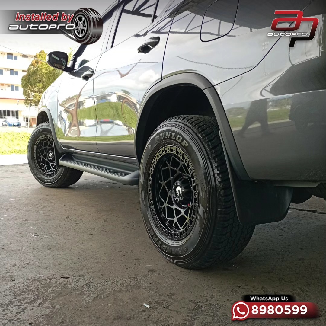 Toyota Fortuner fitted with new 17... - Autopro Tyres Company