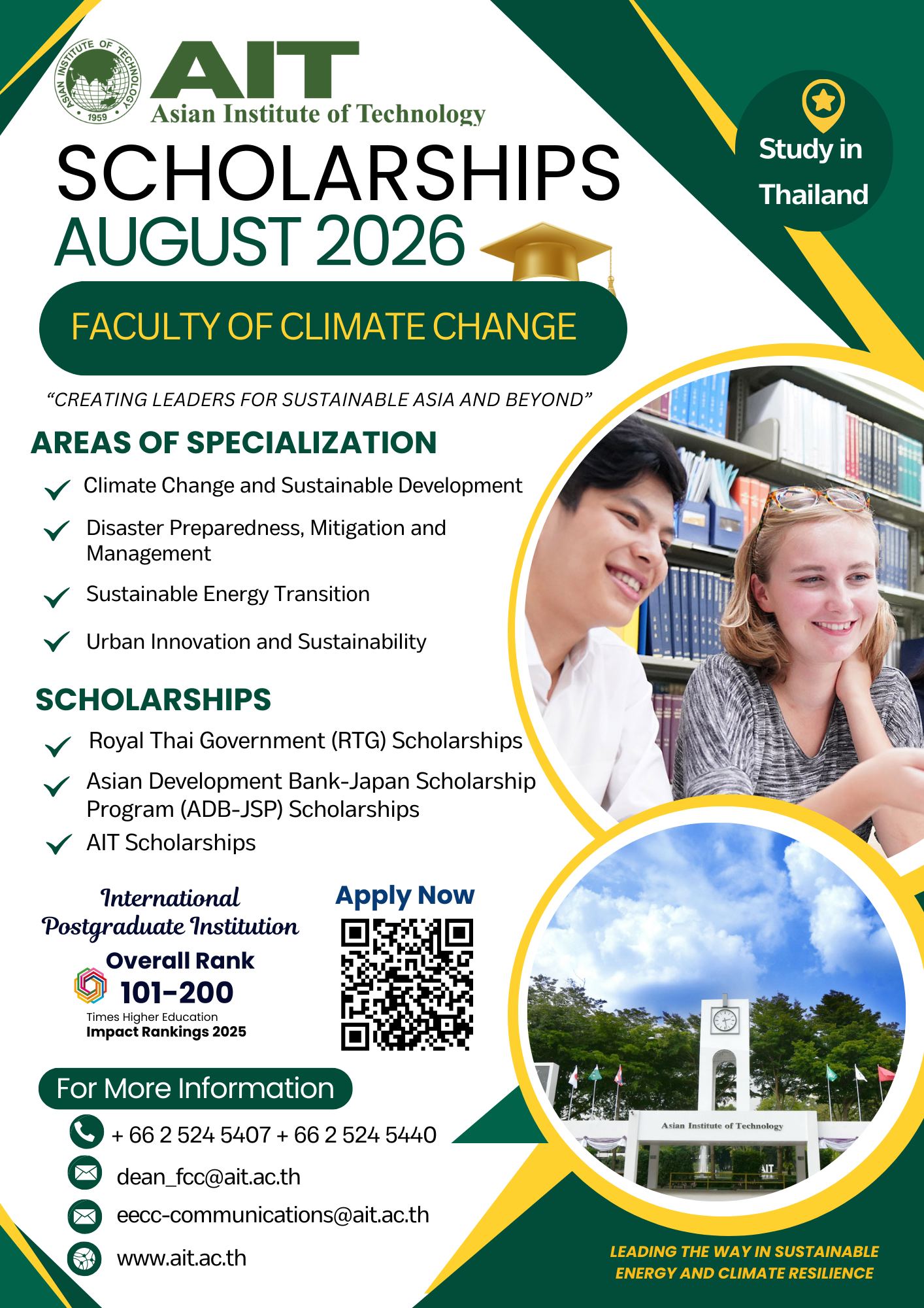 📢Your Dream Education Starts Here!📢 👩‍🎓🧑‍🎓Scholarships available for ...