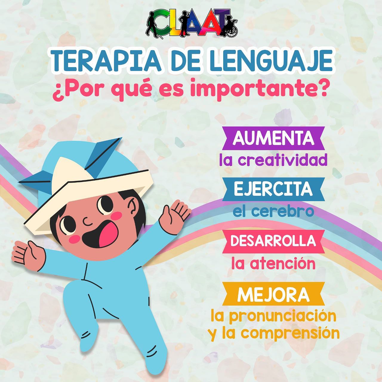 CLAAT Nayarit - Beneficios de la terapia de lenguaje. 🧠🗣👅...