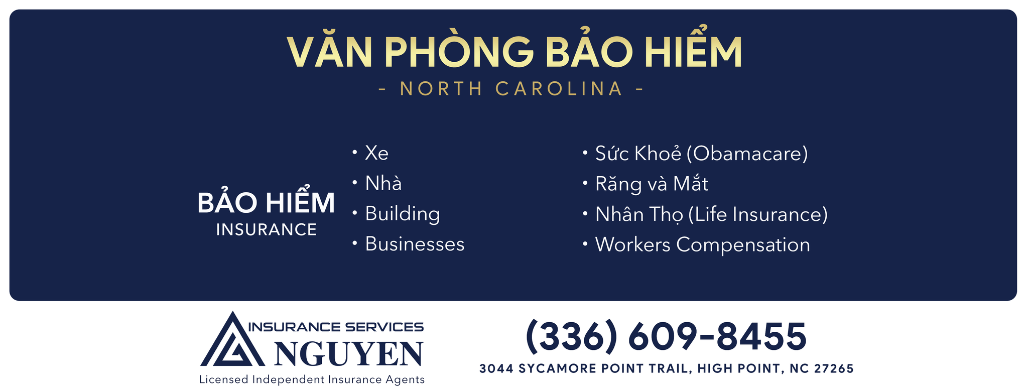 Nguyen Insurance Services | High Point NC