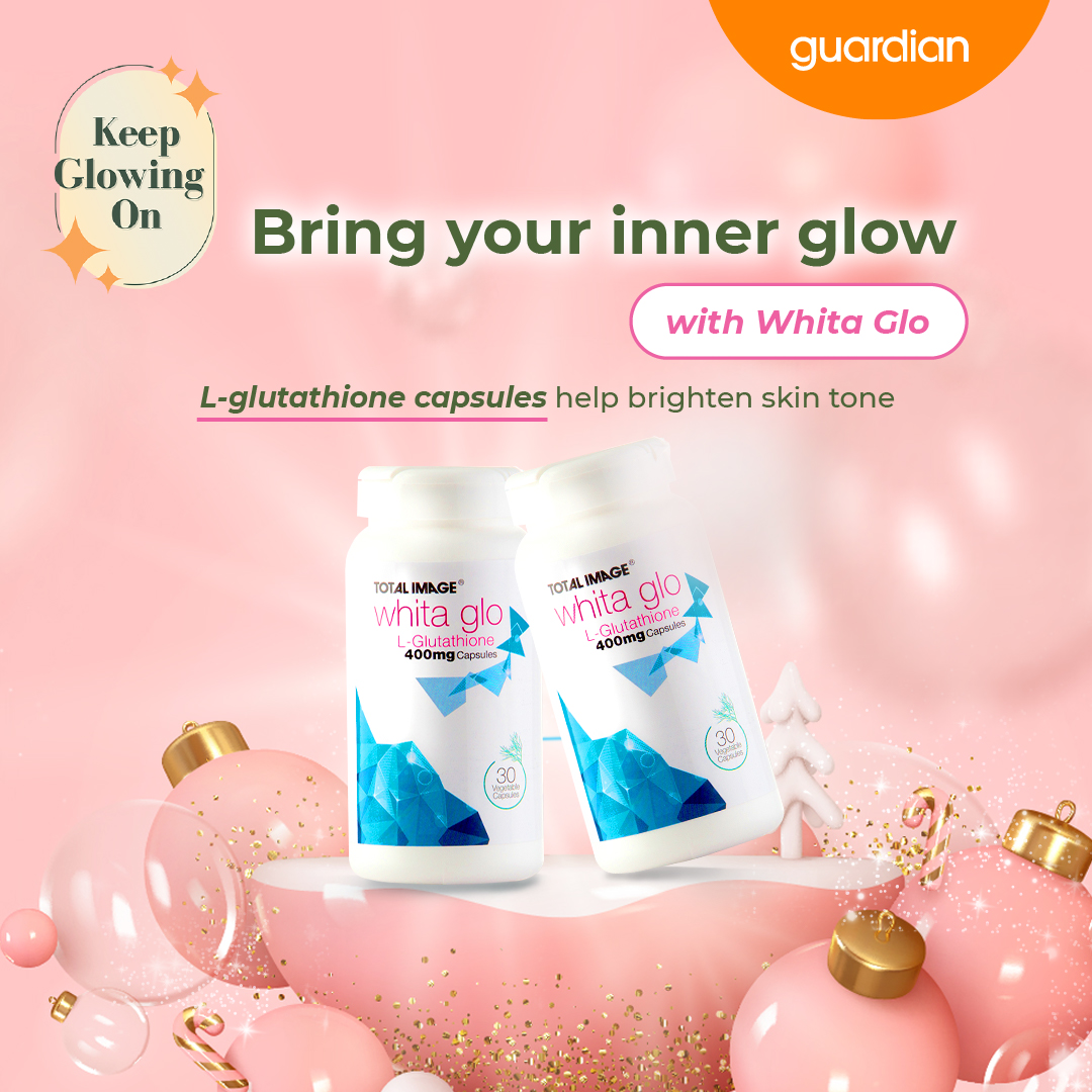 TOTAL IMAGE WHITA GLO Bring out the glow luminosity on your skin and lighten your skin tone naturally. Now with TOTAL IMAGE WHITA GLO, contains highest & safe dosage of plant-extract antioxidant
