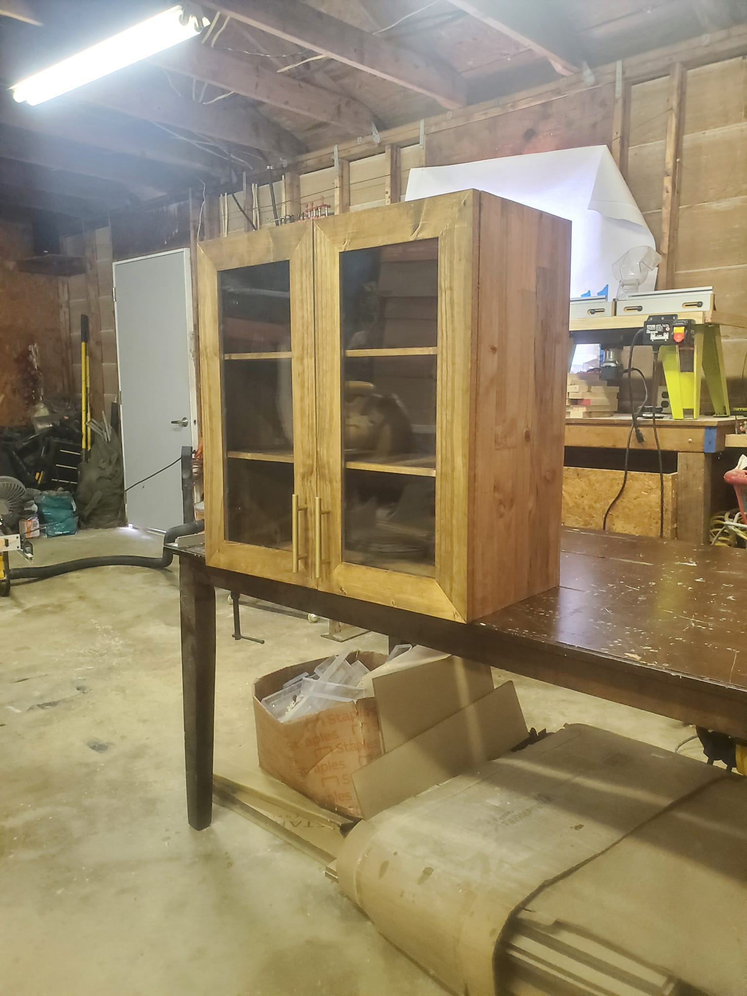 Stained Custom Industrial Cabinets preview