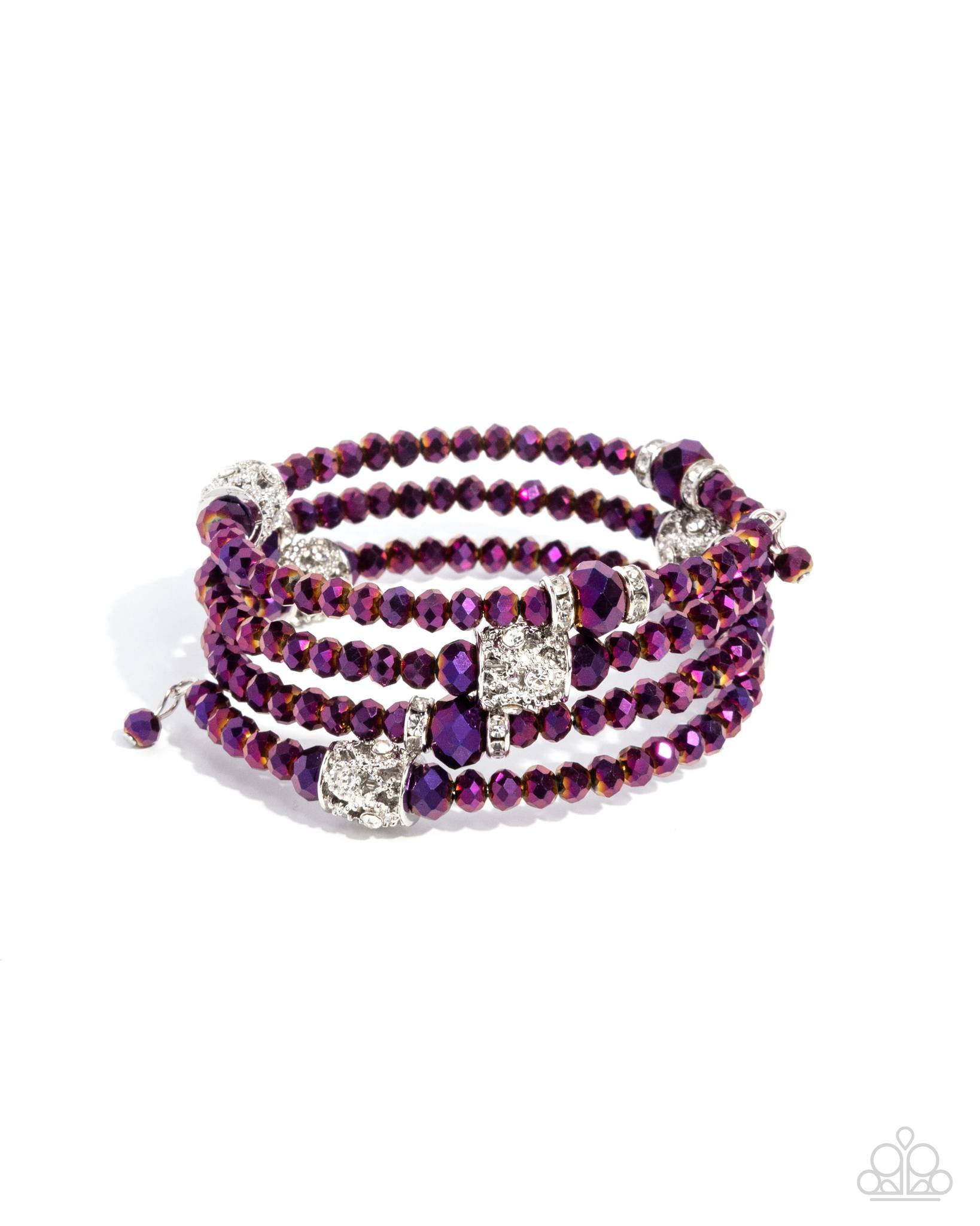 Strike - COIL PURPLE OIL SPILL Sensible Shimmer Threaded along a wire ...