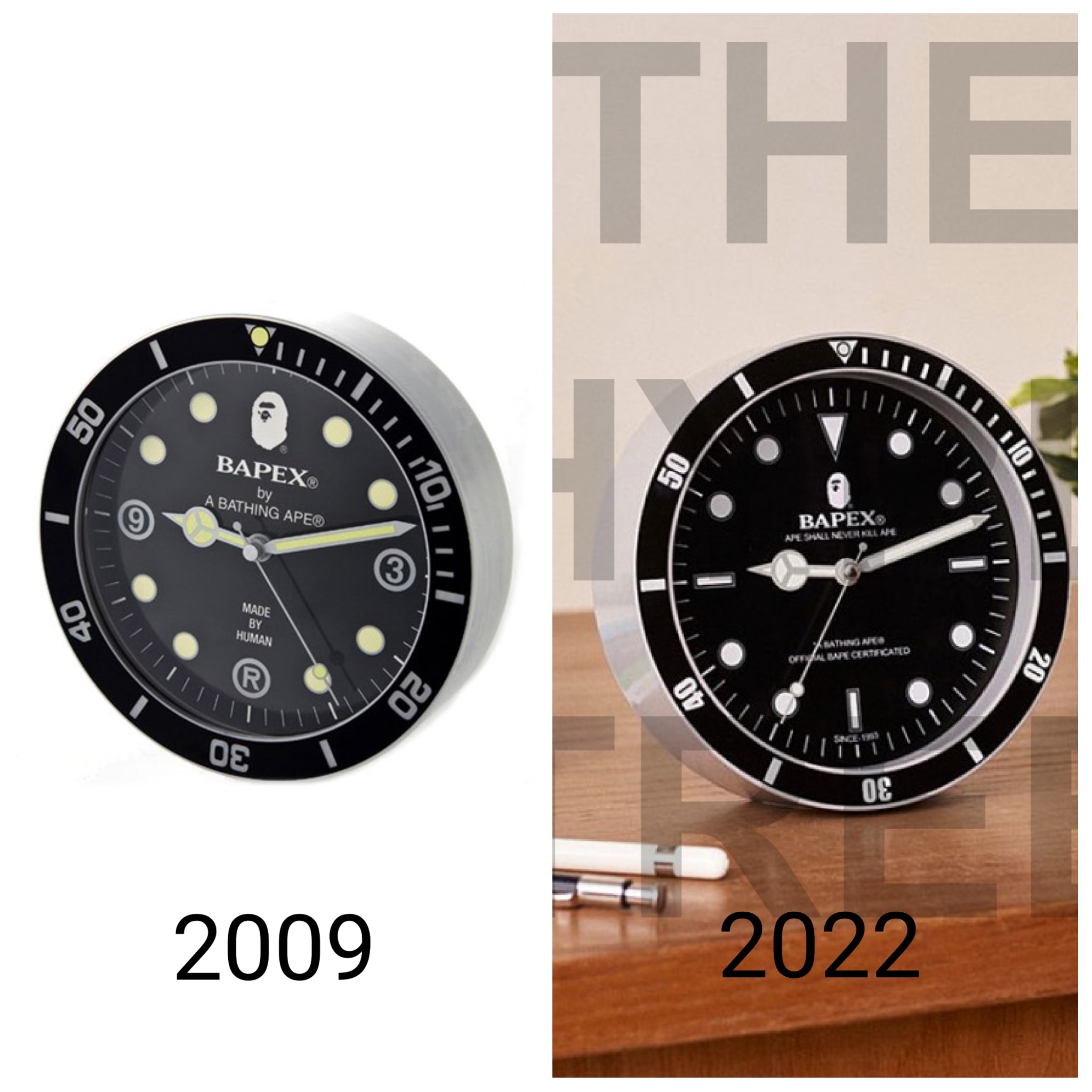 The BAPEX table clock returns in 2022 after 13 years since its 