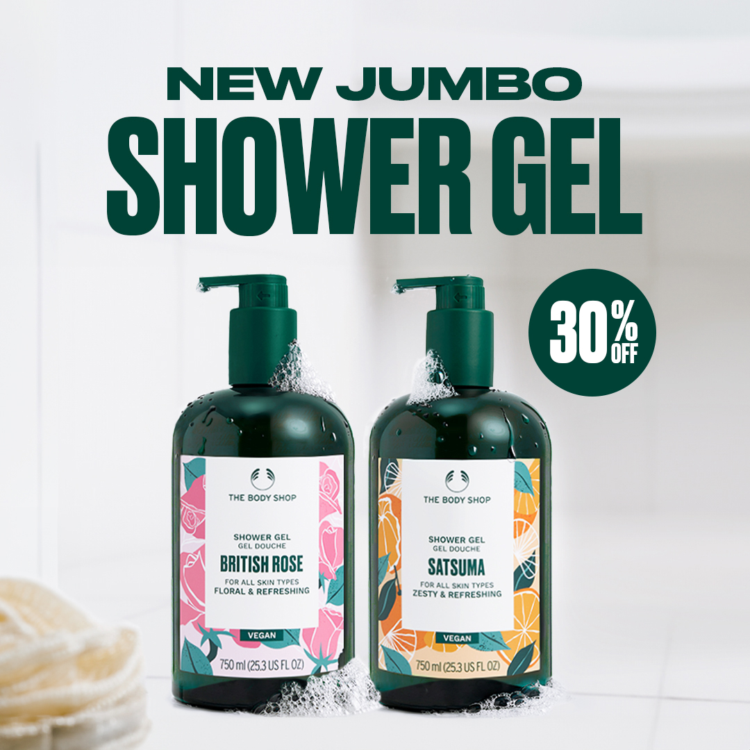 The Body Shop Elevate your Shower experience and 30OFF...