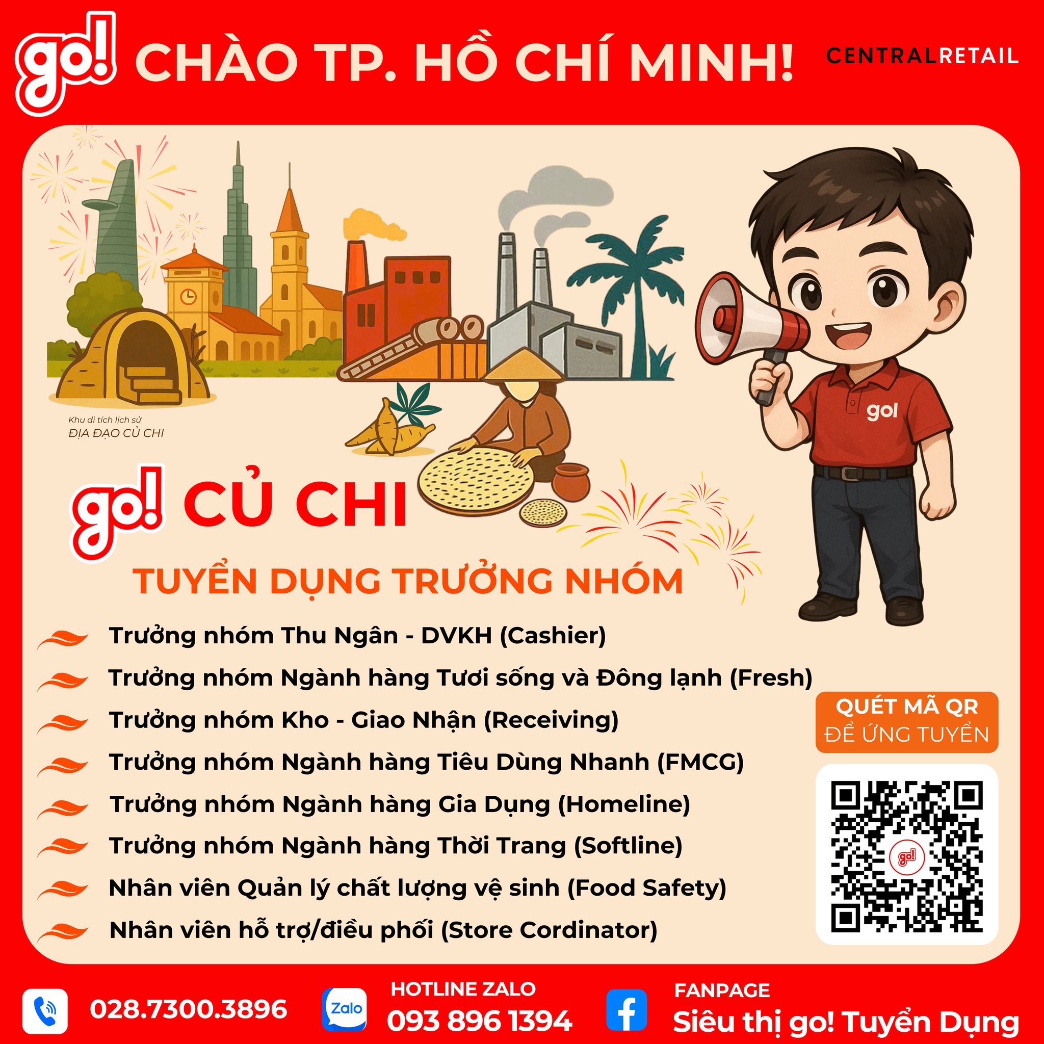 Hello Tp. HCM!🔥 Chuỗi Siêu thị... - Siêu thị go Tuyển Dụng | Facebook