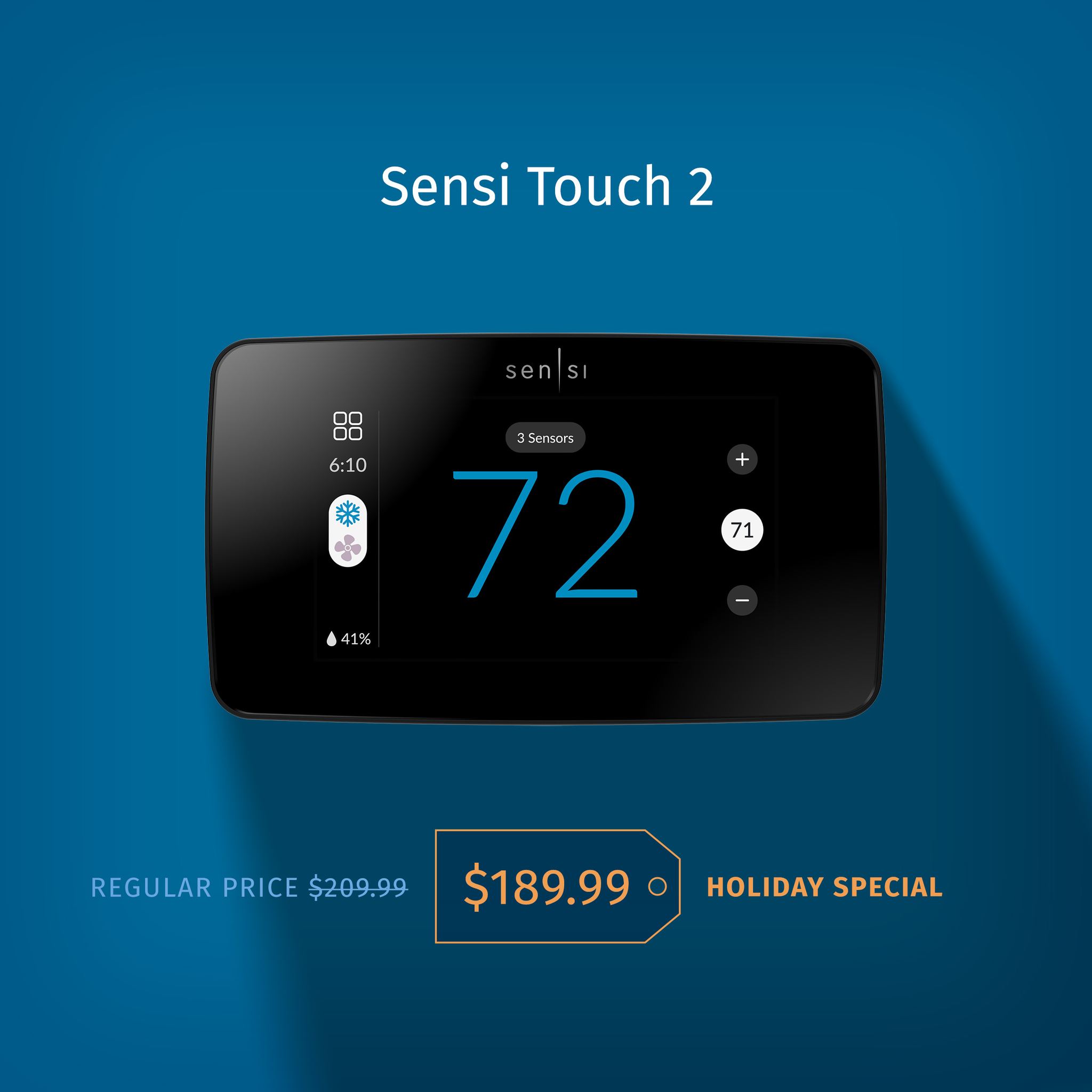 Sensi Smart Thermostats are now compatible with myQ, expanding  SENSI SMART THERMOSTAT *NEW IN SEALED BOX *WORKS WITH SMART HOME SYSTEM & PHONE main image 0