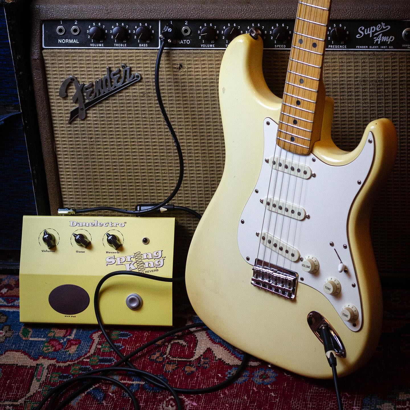 How cool is this? Another all original big headstock Strat with