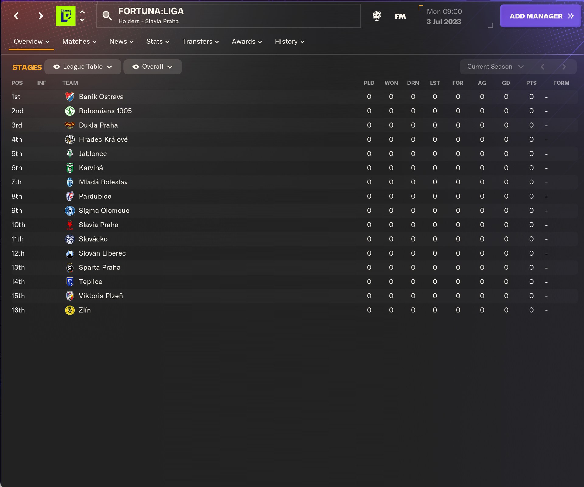 🇨🇿 Czechia has... - Sortitoutsi - Football Manager Fansite | Facebook