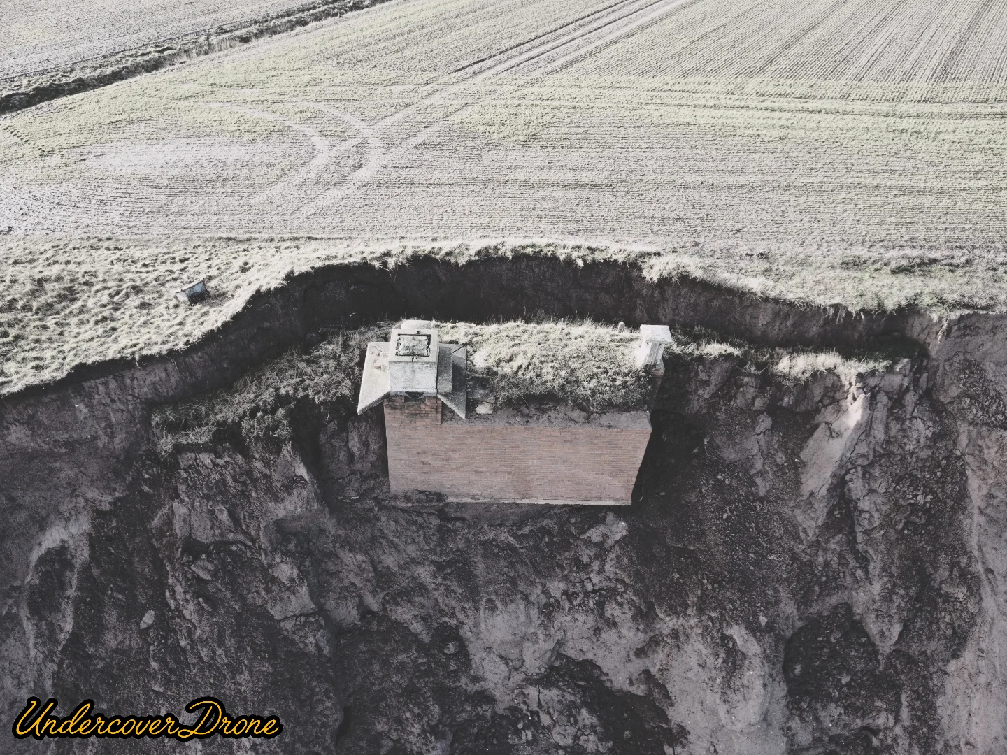 UndercoverDrone - Captured at the overhanging ROC Bunker at Tunstall ...