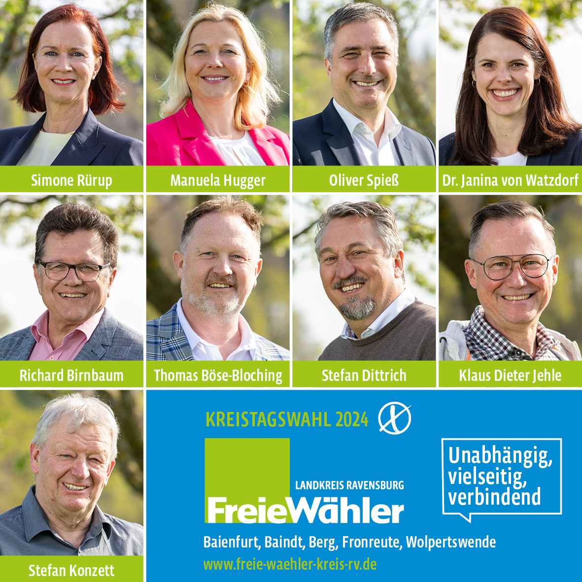 Freiewaehlerkreisravensburg - Die Kandidaten der Freien Wähler in ...