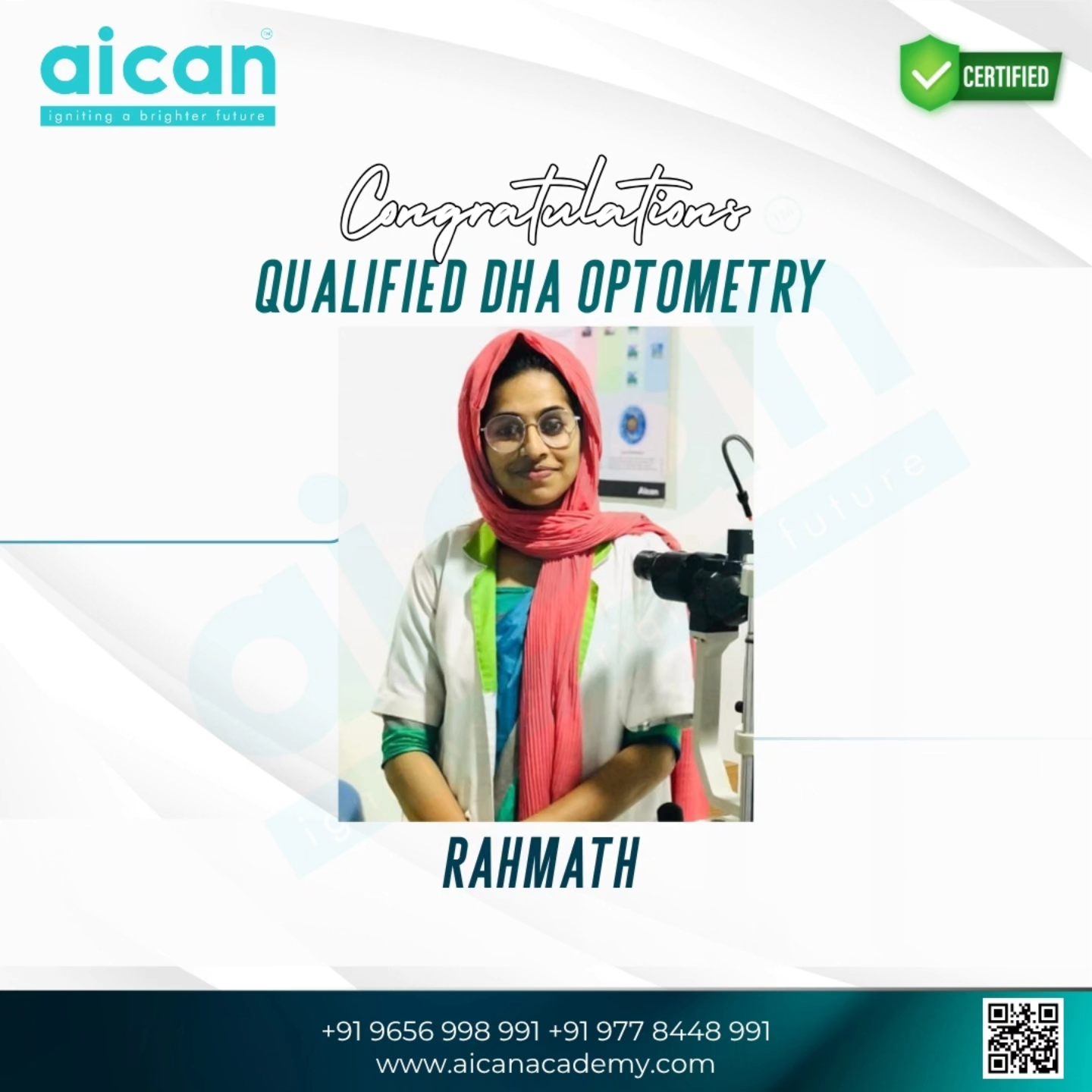 🎉 Congratulations, RAHMATH We are... - Aican Academy LLP | Facebook