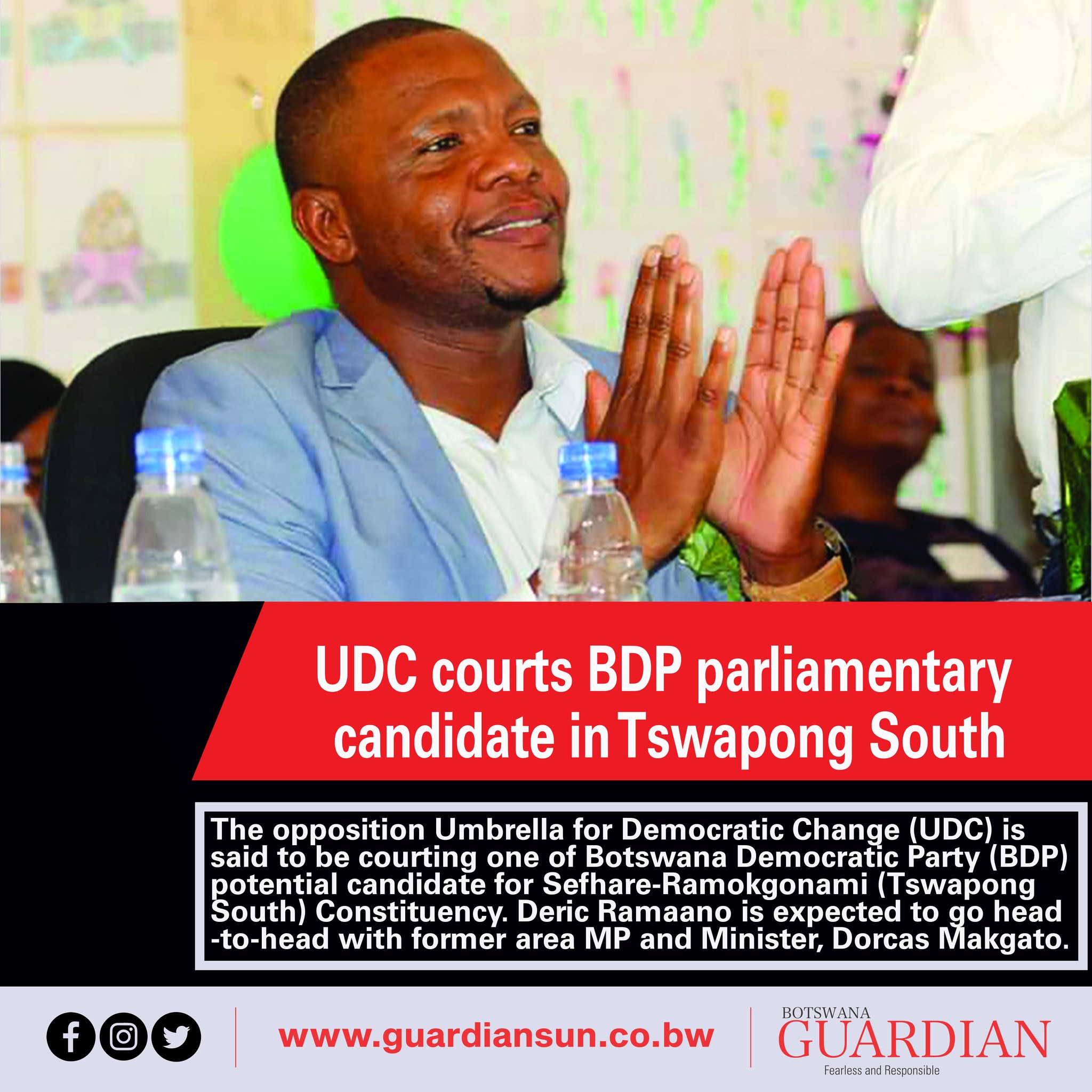 The UDC in the constituency through... - Botswana Guardian | Facebook