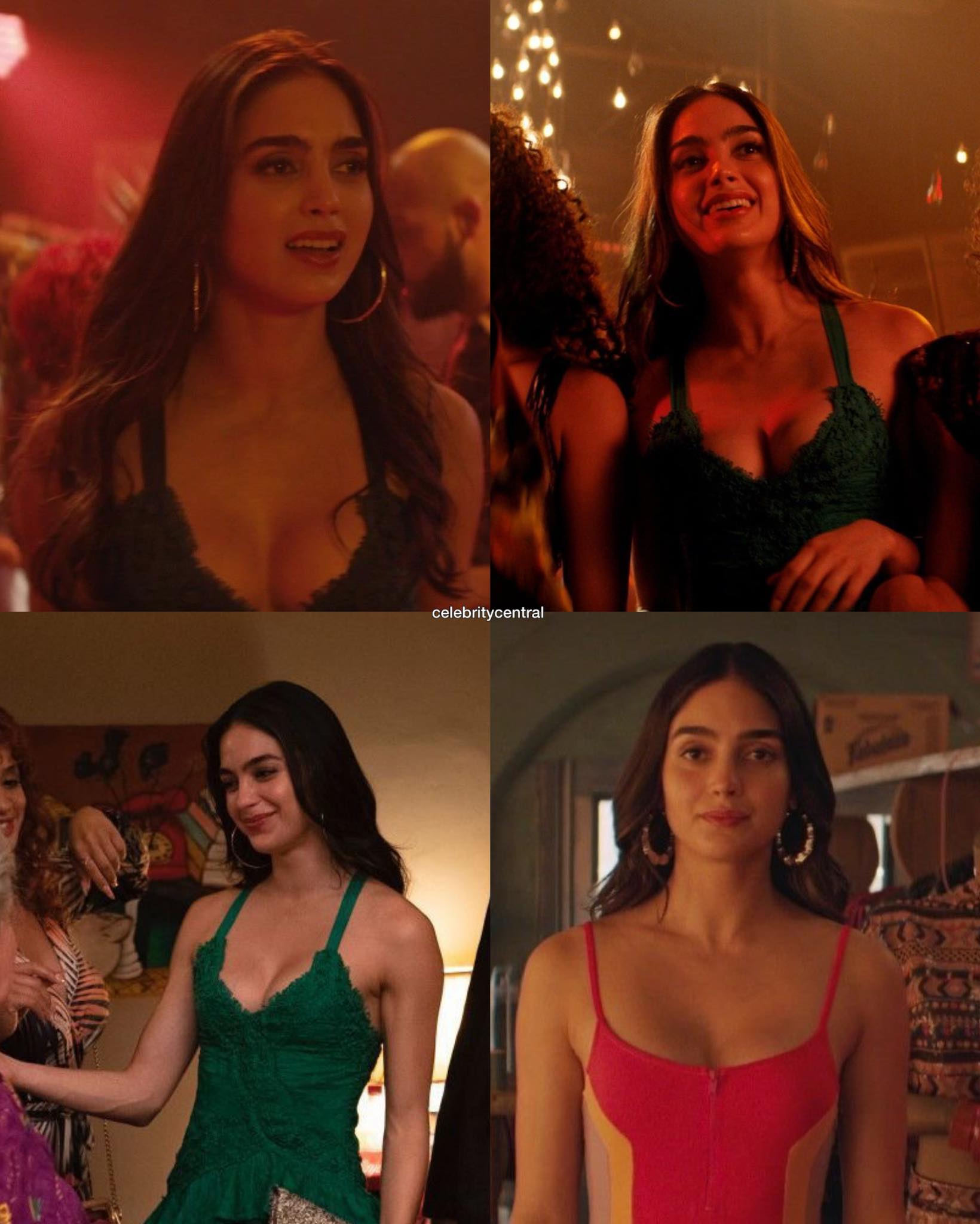 melissa barrera in the heights green dress as Vanessa In melissa barrera scream