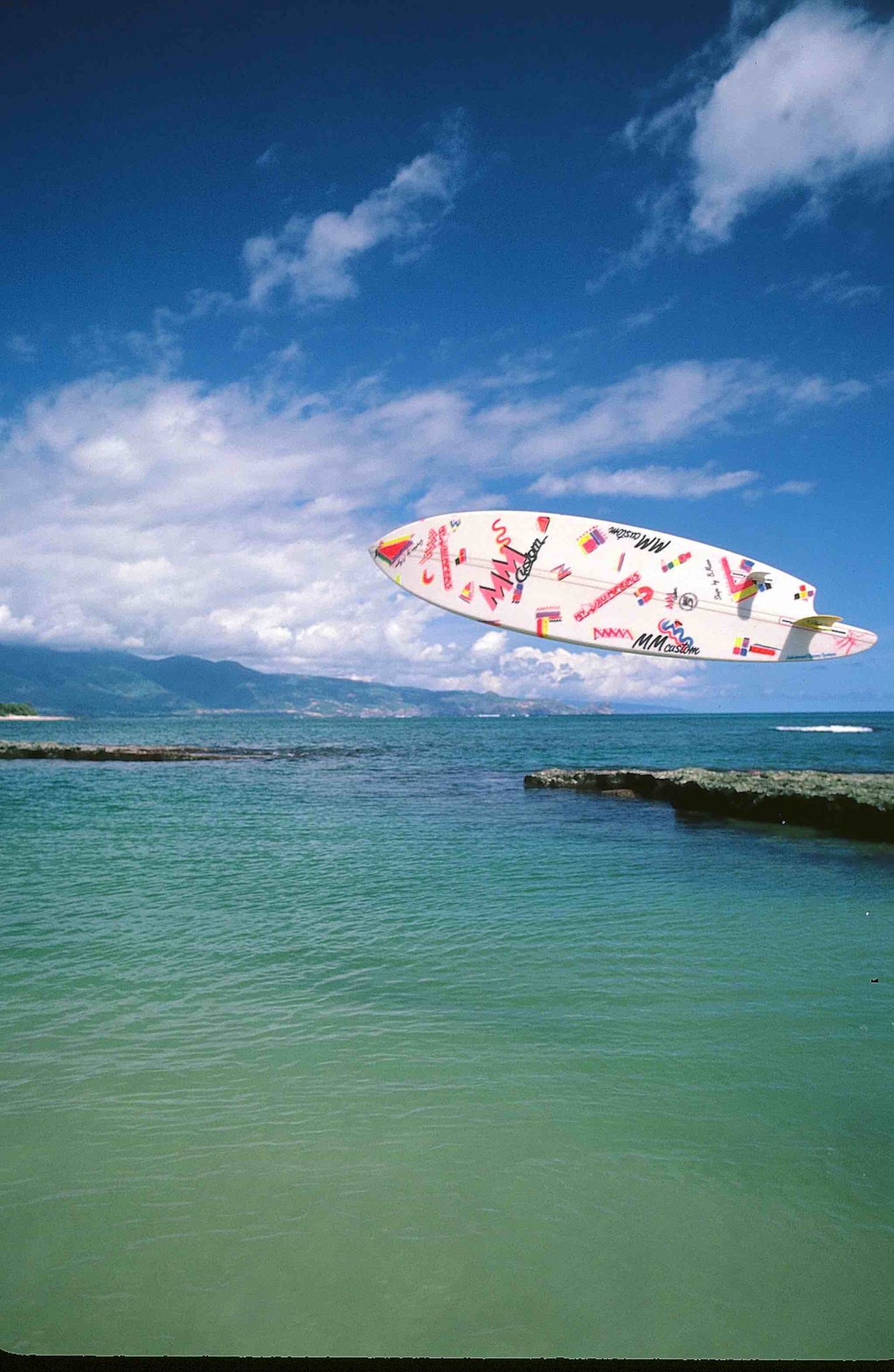 Spreckelsville Maui home shaped board from 1986