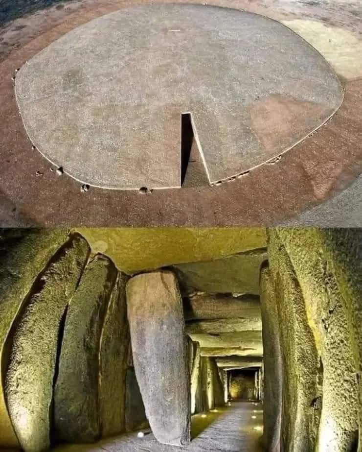 Mor - 1922 yılında keşfedilen Dolmen de Soto, İberya'nın Trigueros ...