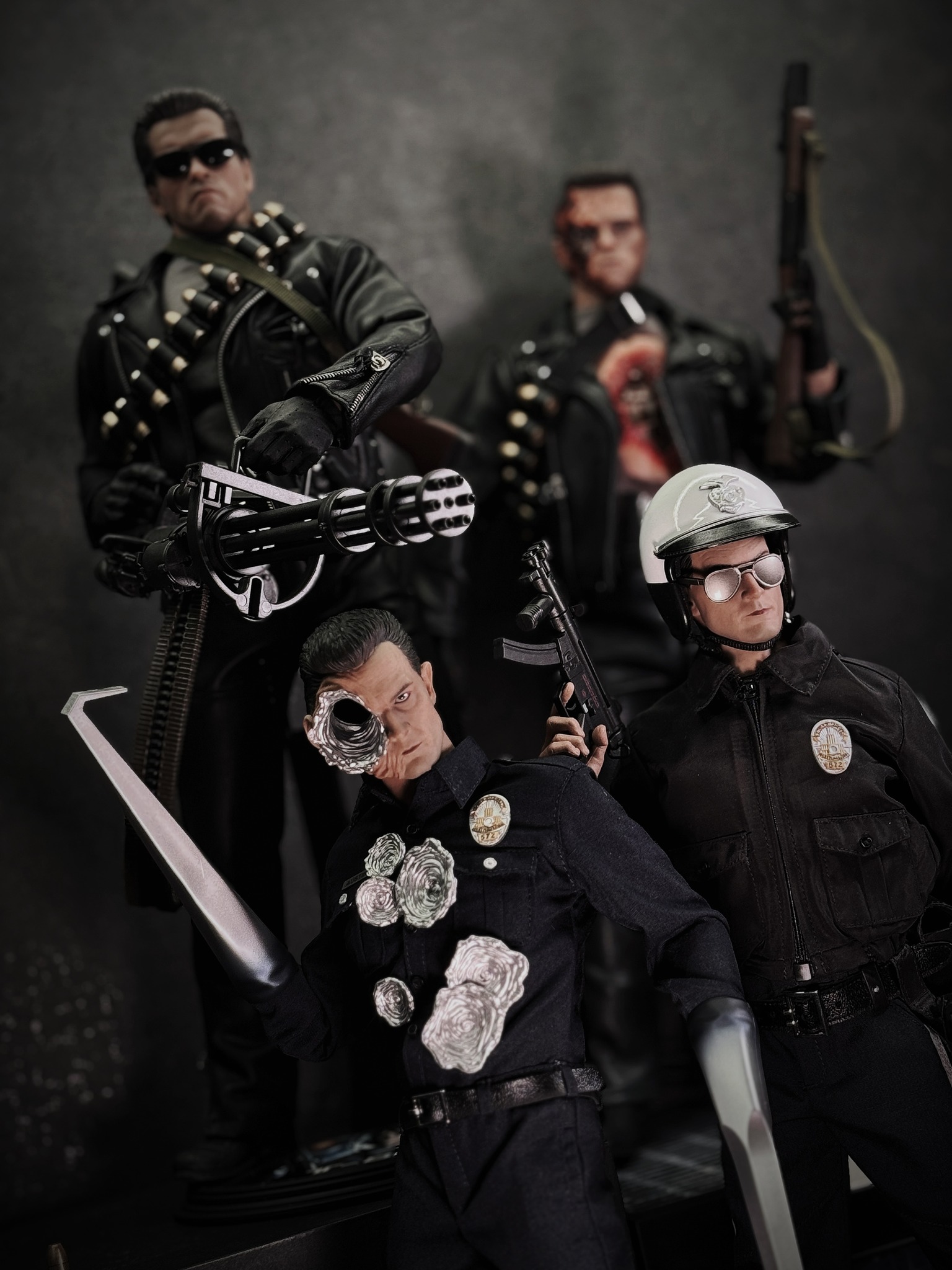 Police Robot T1000 - Present Toys PT-SP62 1/6th scale Terminator 2 